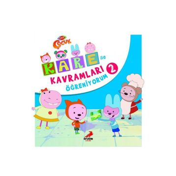 Kare İle Kavramları Öğreniyorum 2 Kollektif Erdem Yayınları
