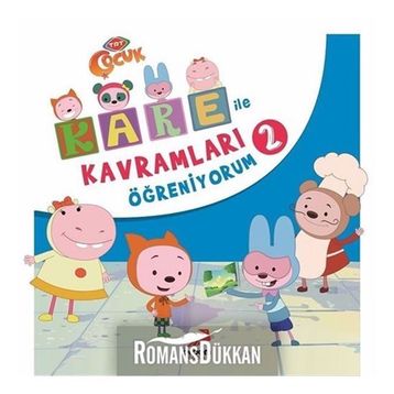 Kare İle Kavramları Öğreniyorum 2 Kollektif Erdem Yayınları