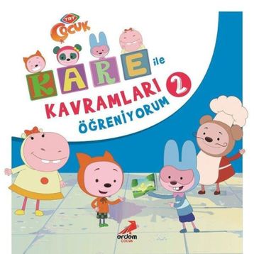 Kare İle Kavramları Öğreniyorum 2 Kollektif Erdem Yayınları