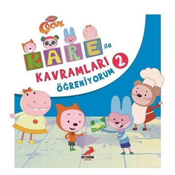 Kare İle Kavramları Öğreniyorum 2 Kollektif Erdem Yayınları
