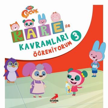 Kare İle Kavramları Öğreniyorum 3 Kollektif Erdem Yayınları