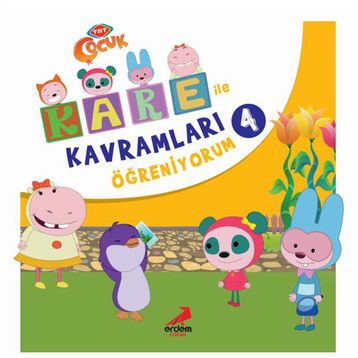 Kare İle Kavramları Öğreniyorum 4 Kollektif Erdem Yayınları