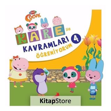 Kare İle Kavramları Öğreniyorum 4 Kollektif Erdem Yayınları