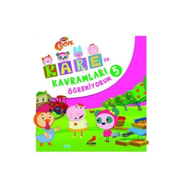Kare İle Kavramları Öğreniyorum 5 Kollektif Erdem Yayınları