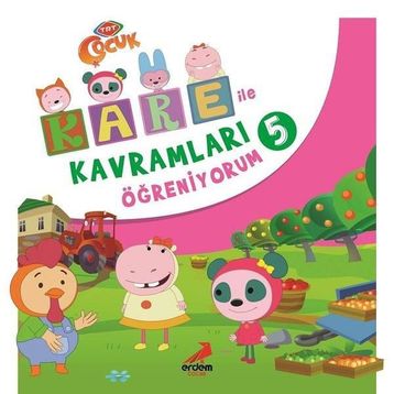 Kare İle Kavramları Öğreniyorum 5 Kollektif Erdem Yayınları