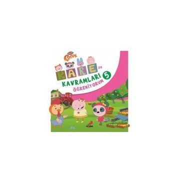 Kare İle Kavramları Öğreniyorum 5 Kollektif Erdem Yayınları