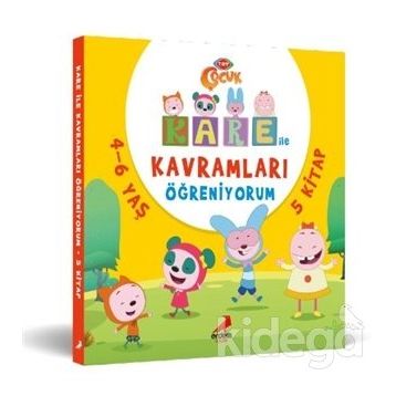 Kare İle Kavramları Öğreniyorum 5 Kollektif Erdem Yayınları