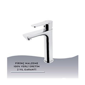 Kare KPE41001 Perla Mix Krom Lavabo Bataryası