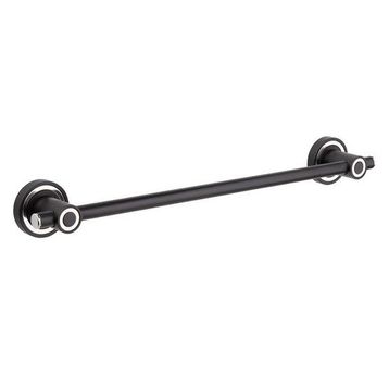 Kare Sevilla Mat Siyah Krom 45 cm Uzun Havluluk