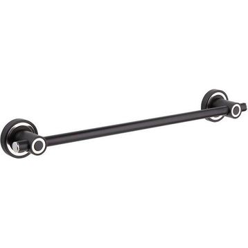Kare Sevilla Mat Siyah Krom 45 cm Uzun Havluluk