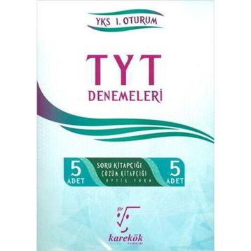 Karekök Yayıncılık Tyt Denemeleri 5li-Yks 1.Oturum - Kolektif