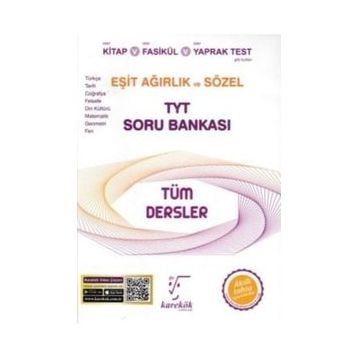 Karekök Yayıncılık TYT Tüm Dersler Eşit Ağırlık ve Sözel Soru Bankası