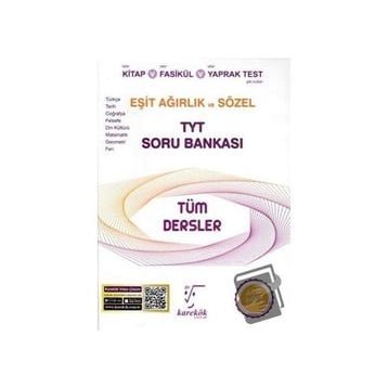Karekök Yayıncılık TYT Tüm Dersler Eşit Ağırlık ve Sözel Soru Bankası