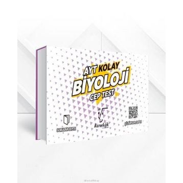 Karekök Yayınları AYT Kolay Biyoloji Cep Test
