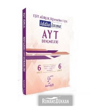 Karekök Yayınları AYT Öğrencileri İçin İddialısına 6 Eşit Ağırlık Denemeleri