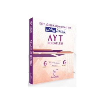Karekök Yayınları AYT Öğrencileri İçin İddialısına 6 Eşit Ağırlık Denemeleri