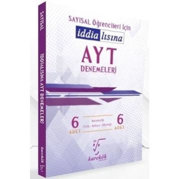 Karekök Yayınları AYT Öğrencileri İçin İddialısına Sayısal Denemeleri