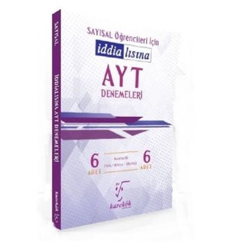 Karekök Yayınları AYT Öğrencileri İçin İddialısına Sayısal Denemeleri