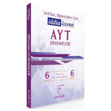 Karekök Yayınları AYT Öğrencileri İçin İddialısına Sayısal Denemeleri