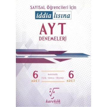 Karekök Yayınları AYT Öğrencileri İçin İddialısına Sayısal Denemeleri