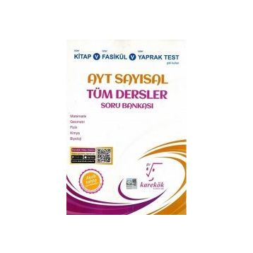 Karekök Yayınları AYT Sayısal Tüm Dersler Soru Bankası