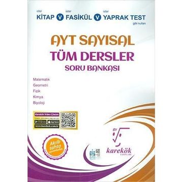 Karekök Yayınları AYT Sayısal Tüm Dersler Soru Bankası