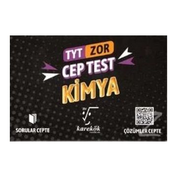 Karekök Yayınları Cep Test TYT Kimya Zor Soru Bankası