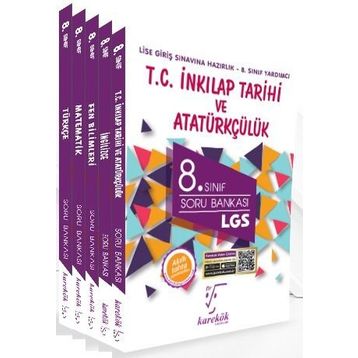 Karekök Yayınları LGS 8. Sınıf Soru Bankası Seti 6 Kitap
