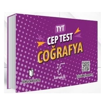 Karekök Yayınları TYT Coğrafya Cep Test