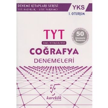 Karekök Yayınları TYT Coğrafya Denemeleri - 1. Oturum