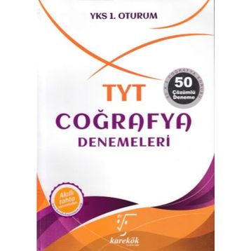 Karekök Yayınları TYT Coğrafya Denemeleri - 1. Oturum