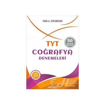 Karekök Yayınları TYT Coğrafya Denemeleri - 1. Oturum