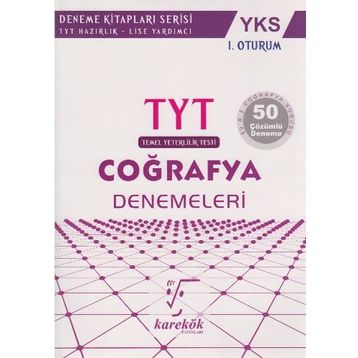 Karekök Yayınları TYT Coğrafya Denemeleri - 1. Oturum