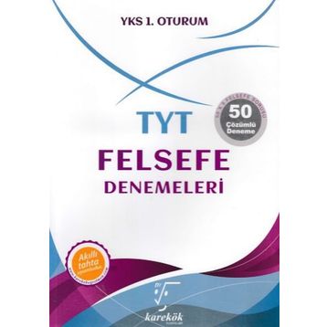 Karekök Yayınları TYT Felsefe Denemeleri - 1. Oturum