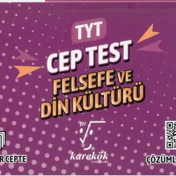 Karekök Yayınları Tyt Felsefe Ve Din Kültürü Ve Ahlak Bilgisi Cep Test