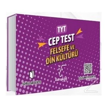 Karekök Yayınları Tyt Felsefe Ve Din Kültürü Ve Ahlak Bilgisi Cep Test