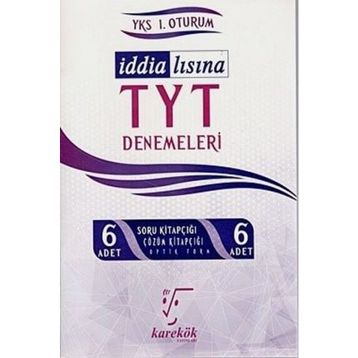 Karekök Yayınları Tyt İddaalısına 6 Deneme