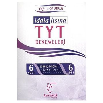 Karekök Yayınları Tyt İddaalısına 6 Deneme