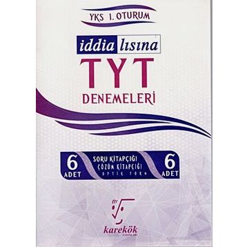 Karekök Yayınları Tyt İddaalısına 6 Deneme