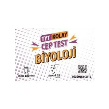 Karekök Yayınları TYT Kolay Biyoloji Cep Test