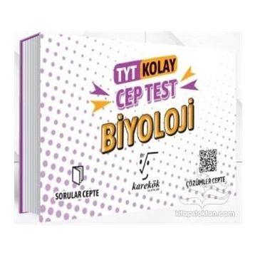Karekök Yayınları TYT Kolay Biyoloji Cep Test