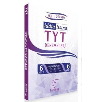 Karekök Yayınları YKS TYT Tüm Dersler İddialısına 6 Deneme