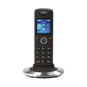 Karel DE255 El Ünitesi Renkli Ekran IP Santral Uyumlu RTX IP DECT Kablosuz Telefon