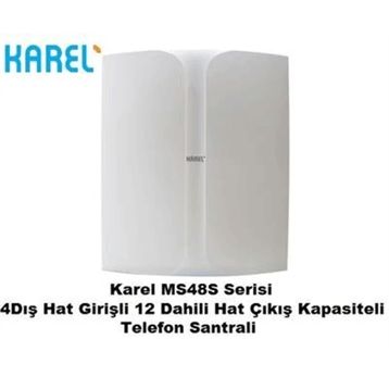 Karel MS48S 4/12 Kapasiteli Telefon Santrali