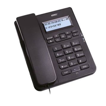 Karel TM145 10'lu Siyah Ekranlı Masaüstü Kablolu Telefon