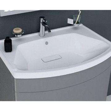Karen Banyo Blanc 70 cm Lavabo