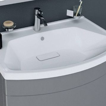 Karen Banyo Blanc 70 cm Lavabo