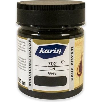 Karin 105 ml Gri 702 Ebru Boyası