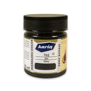 Karin 105 ml Gri 702 Ebru Boyası