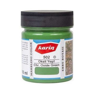 Karin 105 ml Oksit Yeşil 502 Ebru Boyası
